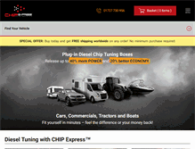 Tablet Screenshot of chipexpress.com